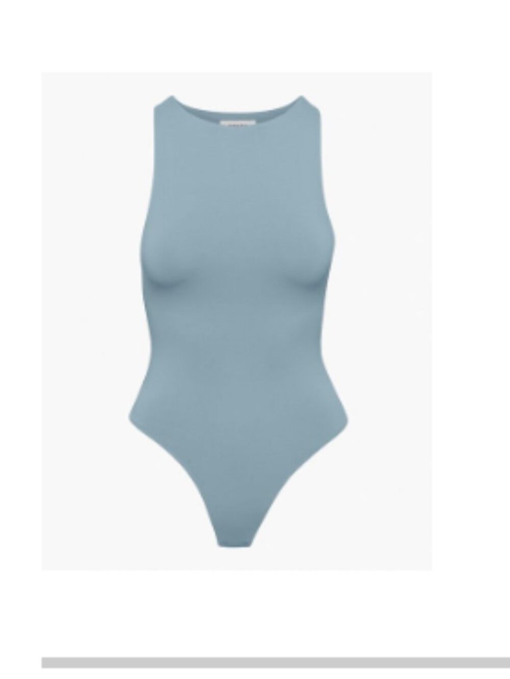 Babaton Aritzia Slab Blue Tank Bodysuit Sz S